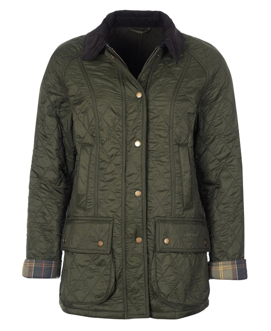 Barbour Women's Beadnell Polarquilt in Olive