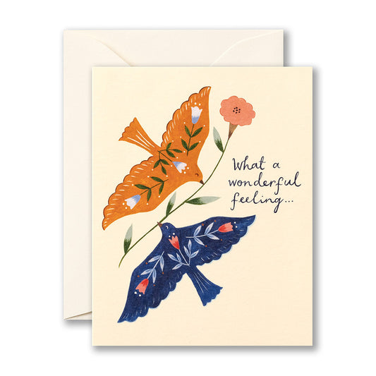 What a wonderful feeling... - Love Muchly card