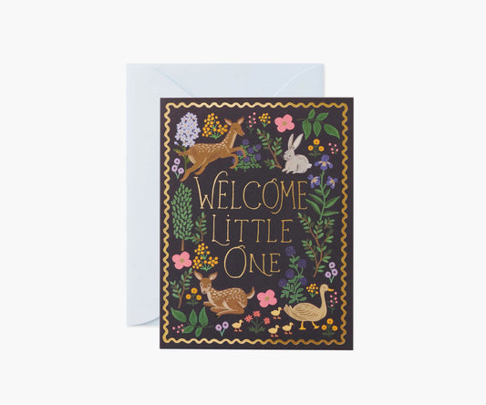 Woodland Welcome Baby Card, Rifle Paper Co.