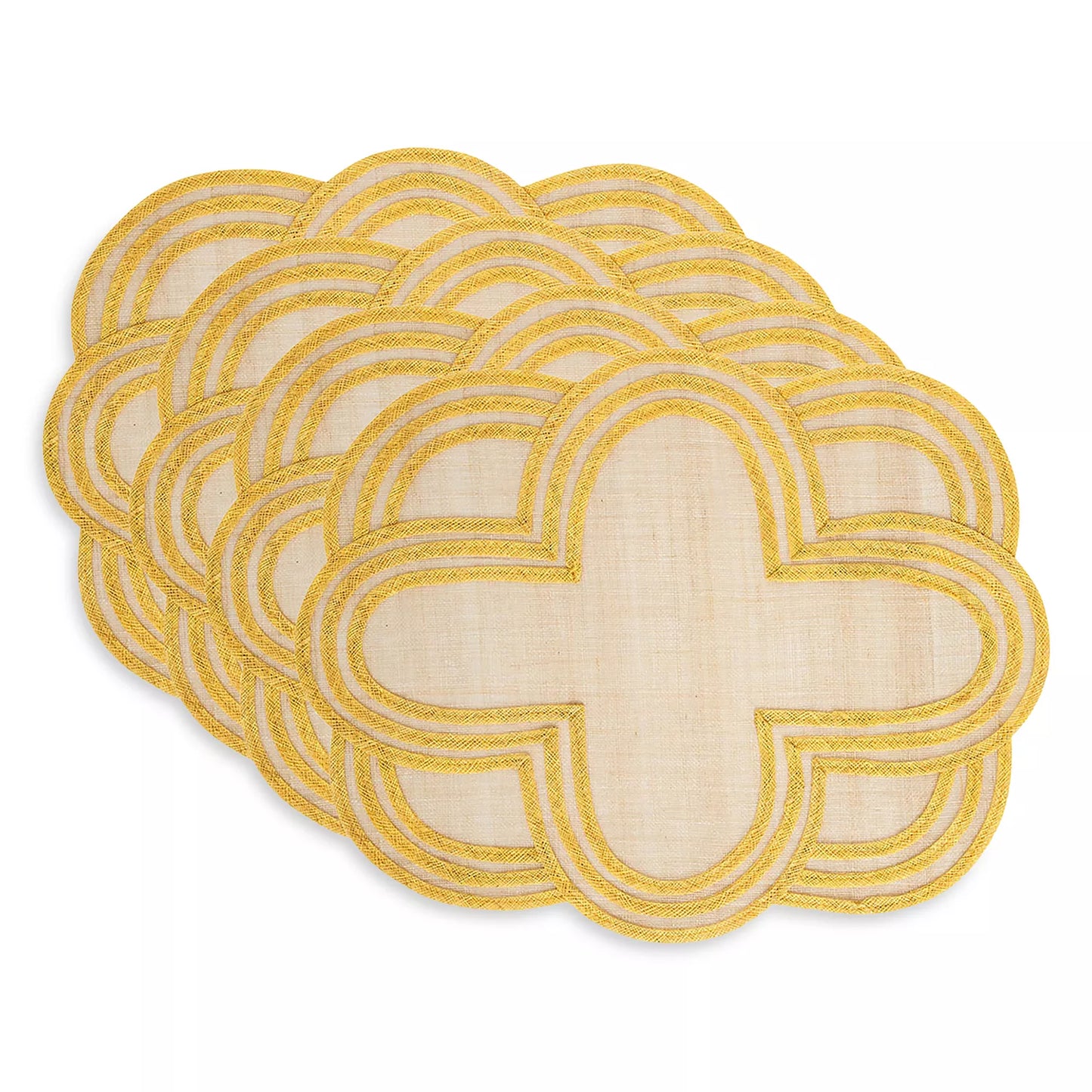 Juliska Scallop Stripe Placemats (Set of 4)