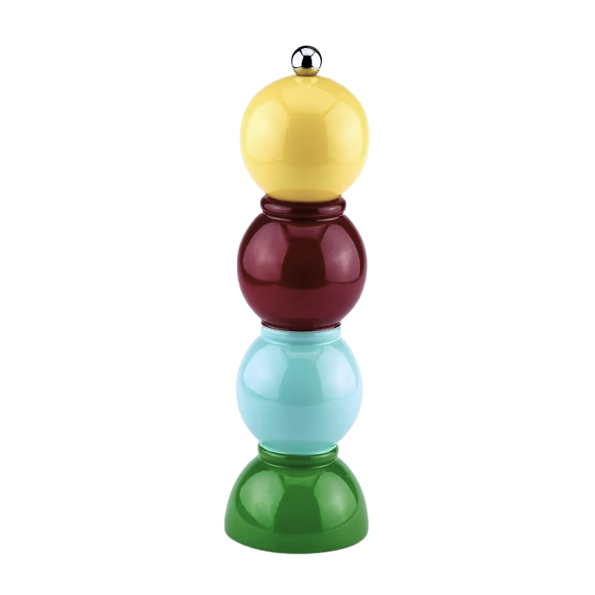 24cm Yellow Multi Bobbin Salt or Pepper Mill