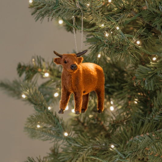 Brown Ox Ornament