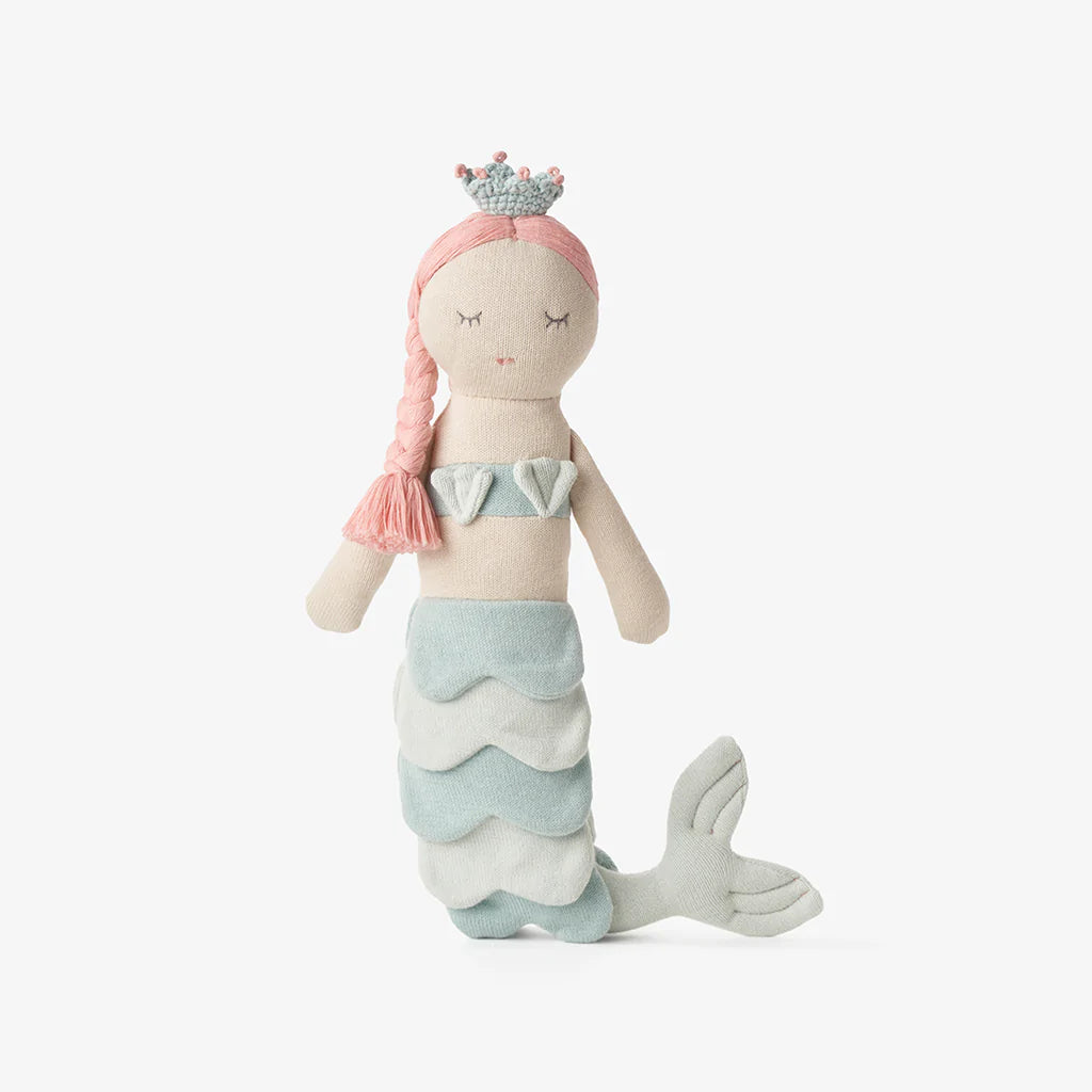 Elegant Baby Mermaid Knit Toy