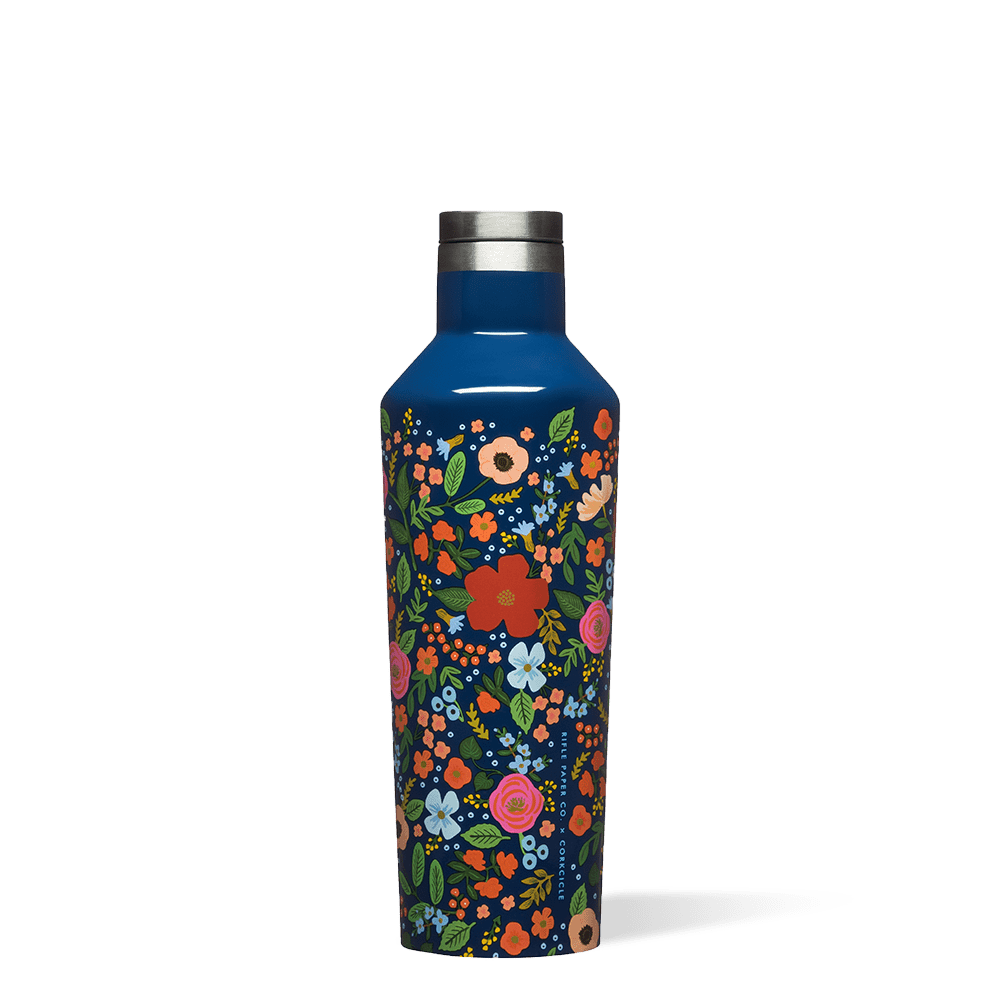 Copy of Corkcicle Rifle Paper Co. 16 oz Canteen - Gloss Navy Wild Rose