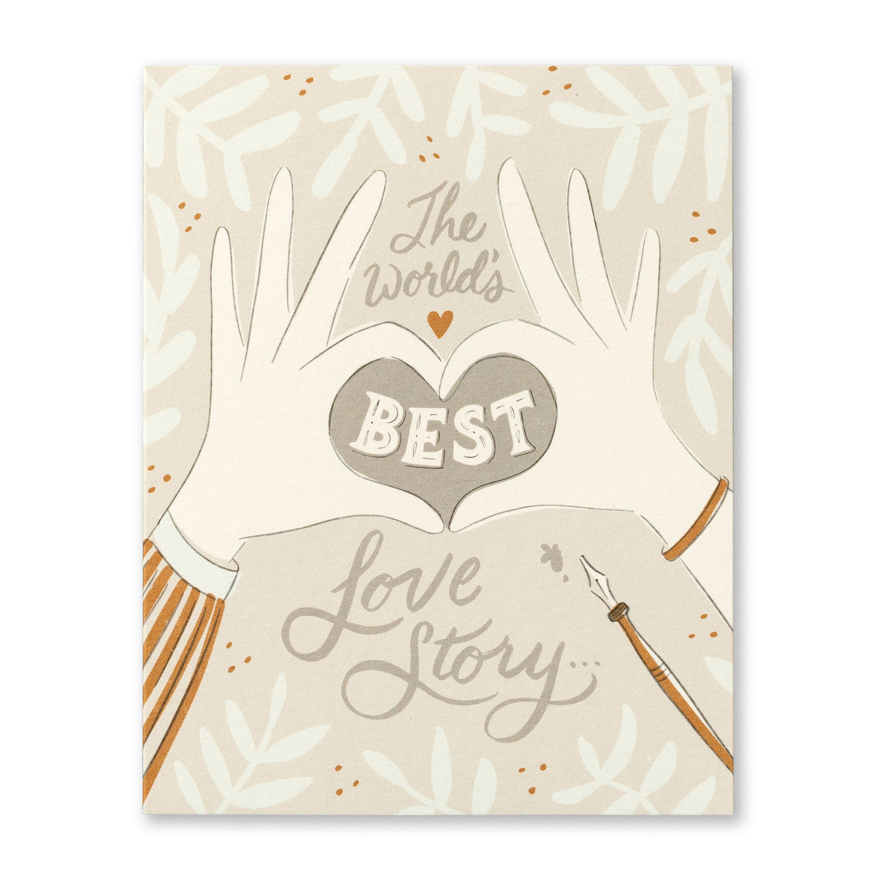 The World's Best Love Story wedding card - Love Muchly