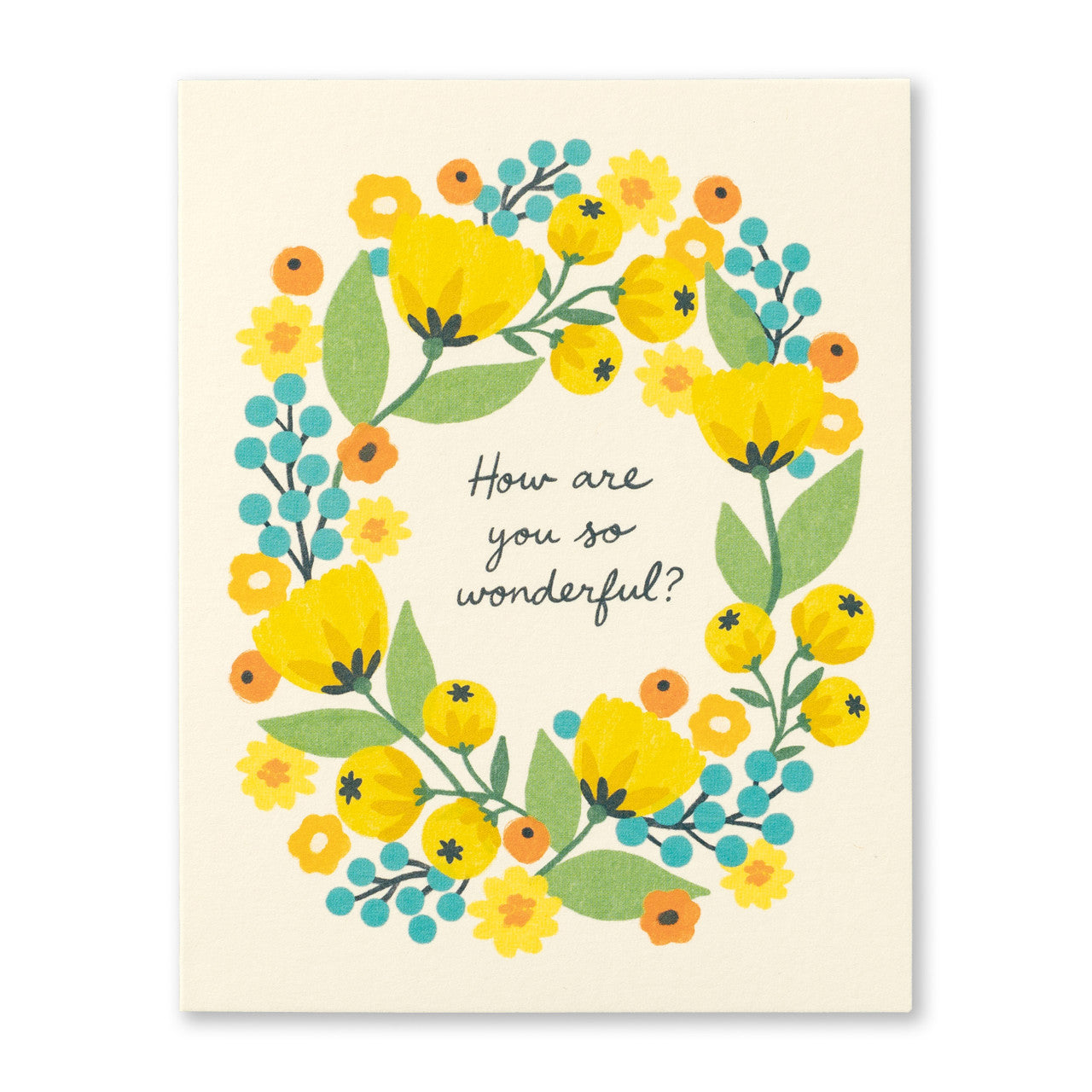 How are you so wonderful? encouragement card - Love Muchly