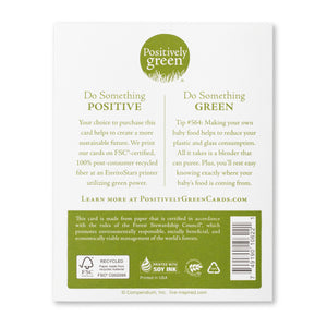 These blissful Perfect Moments card - Positively Green