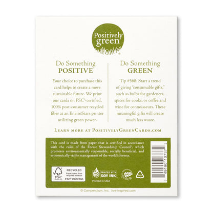 Each day become more fully alive - Positively Green