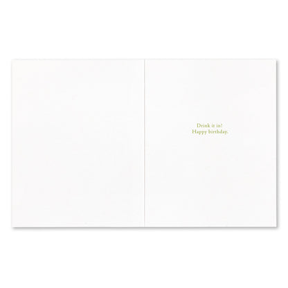 Here is a moment of extravagant beauty - Positively Green Card