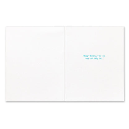 Never forget that you are one of a kind ....Positively Green Card