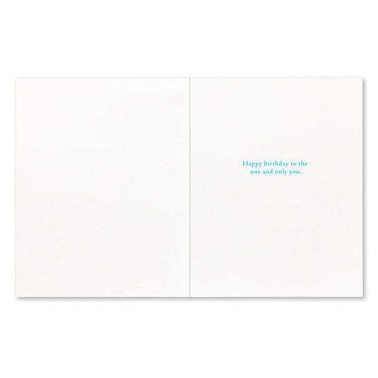 Never forget that you are one of a kind ....Positively Green Card