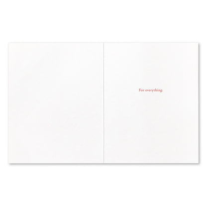 I am more than a little grateful to you - Positively Green card