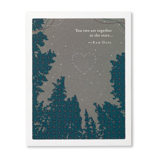 You two are together in the stars - Positively Green Card