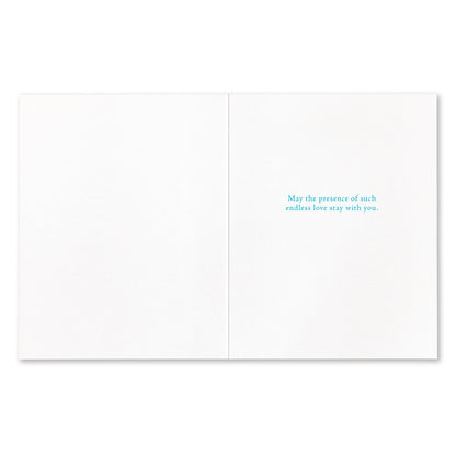 In the End, There is No End sympathy card - Positively Green