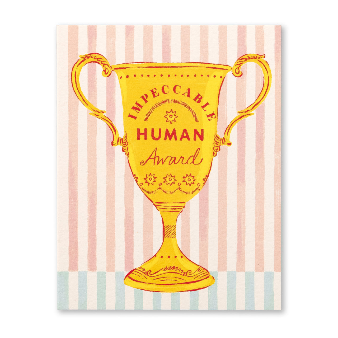 Impeccable Human Award congratulations card - Love Muchly