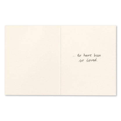 What a beautiful life sympathy card - Love Muchly