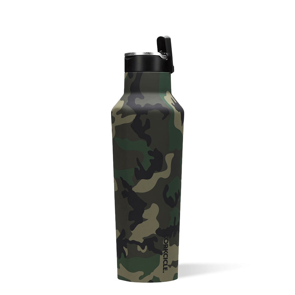 Corkcicle Sport Canteen 20 oz. - Woodland Camo