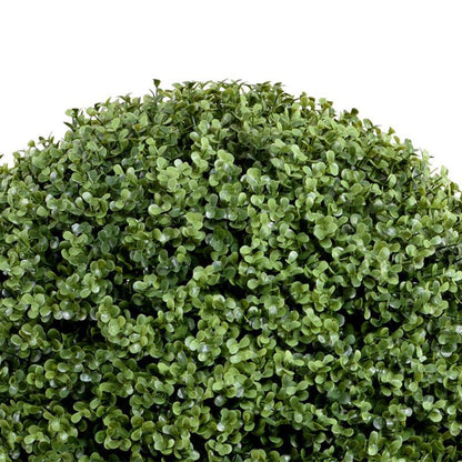 Faux Boxwood Ball Topiary 15"
