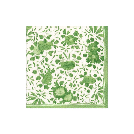 Delft Green Luncheon Napkins