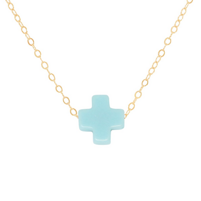 enewton 16" Necklace Gold - Signature Cross