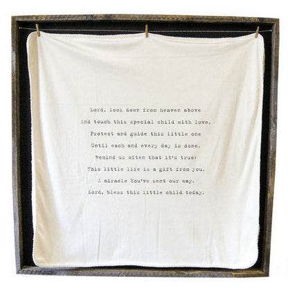 Sugarboo Lord Look Down Baby Blanket