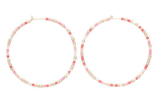 enewton Hope Unwritten Hoop Earrings - Pinky Promise