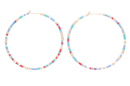 enewton Hope Unwritten Hoop Earrings - Firecracker