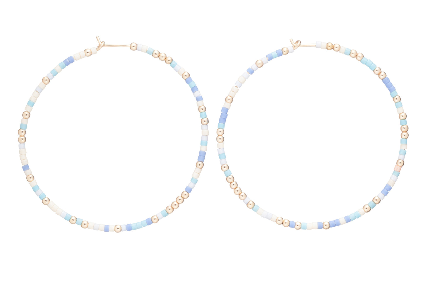 enewton Hope Unwritten Hoop Earrings - Blue Lagoon