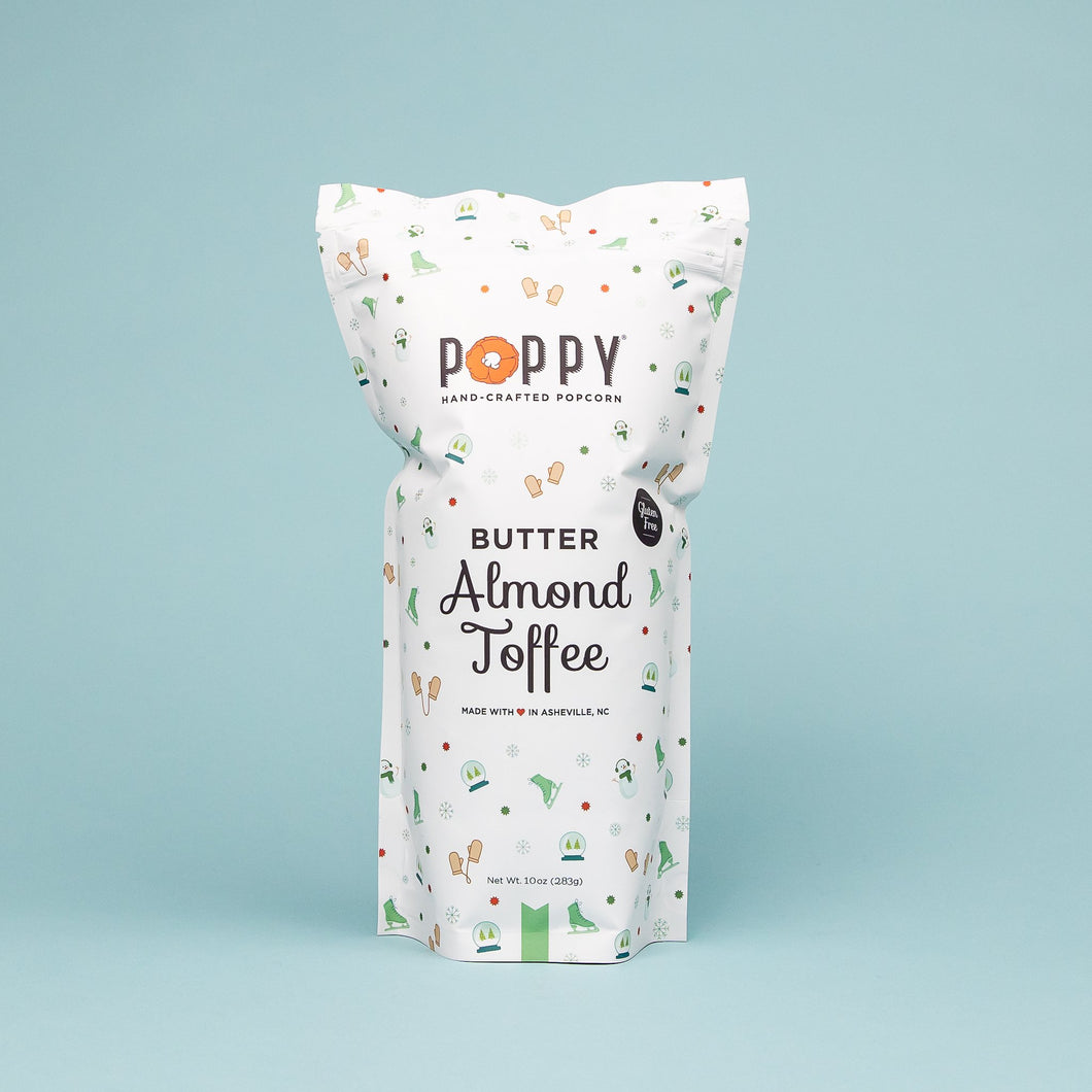 Butter Almond Toffee  Poppy Handcrafted Popcorn
