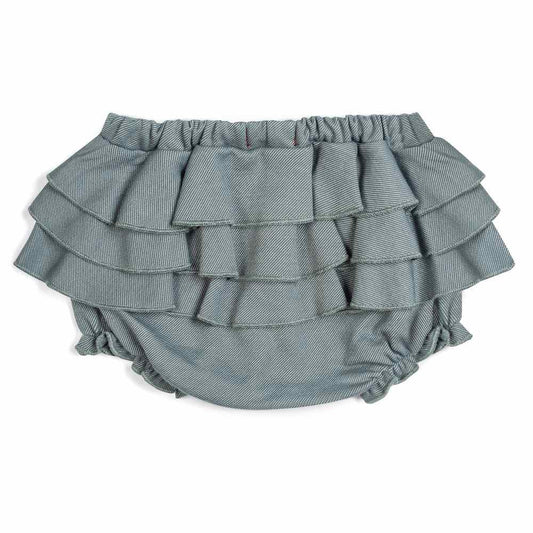 Milkbarn Ruffle Bloomer - Denim