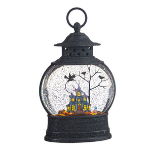 10" Haunted House Lighted Water Lantern