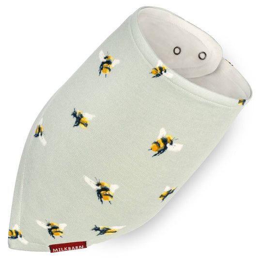 Bamboo Kerchief Bib in Bumblebee, Milkbarn