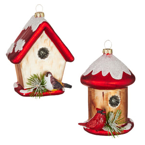 4.75" Birdhouse Ornament