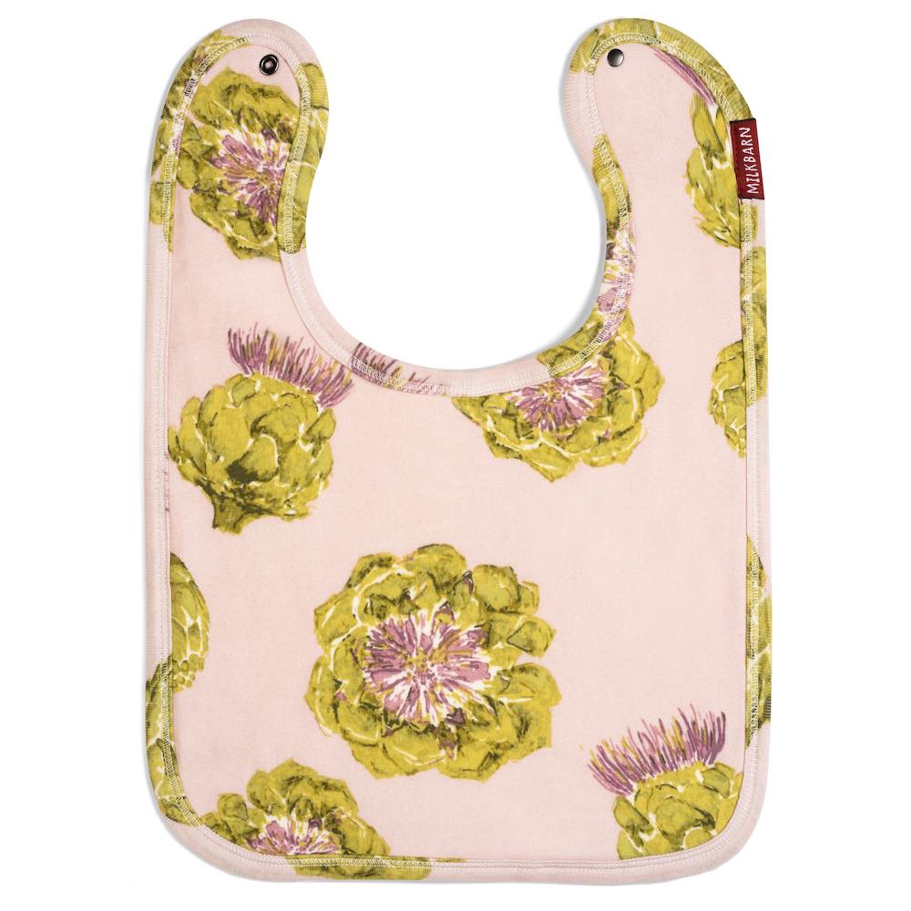 Milkbarn Traditional Bib - Artichoke (Organic)