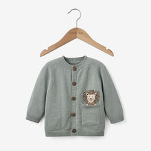 Load image into Gallery viewer, Elegant Baby Lion Knit Baby Cardigan