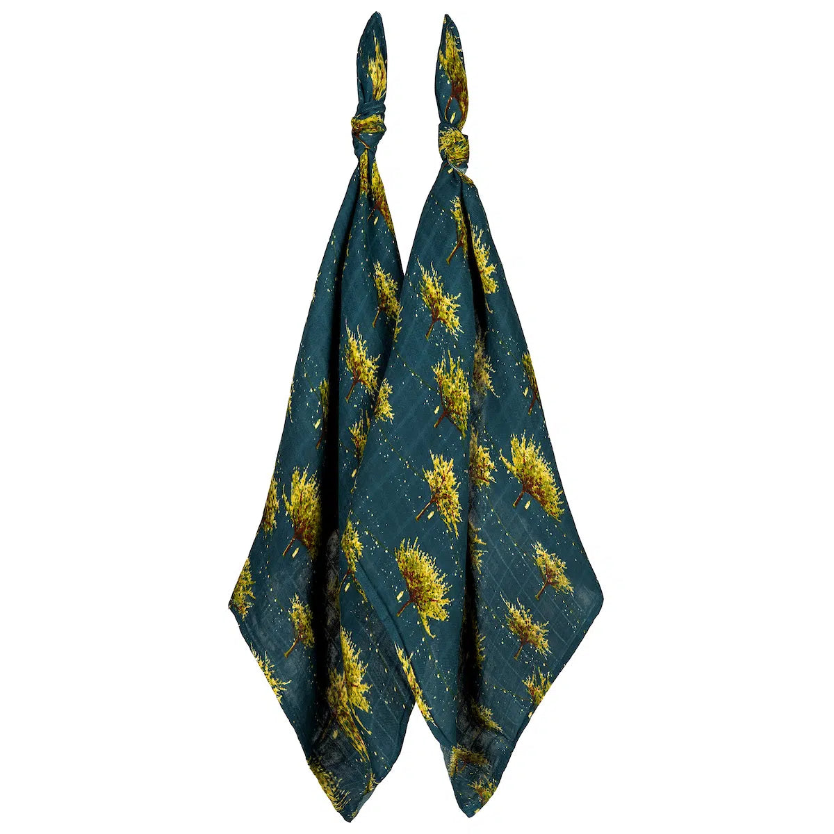 Milkbarn Organic Cotton Firefly Burp Cloth Set