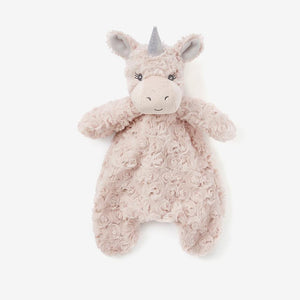 Elegant Baby Unicorn Snuggler Swirl Plush Security Blanket in Gift Box