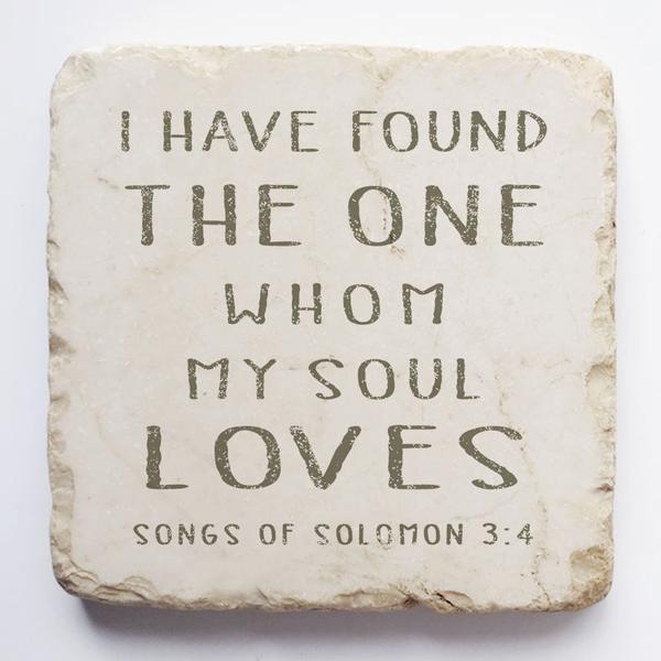 Twelve Stone Art Large Block (Song of Solomon 3:4)