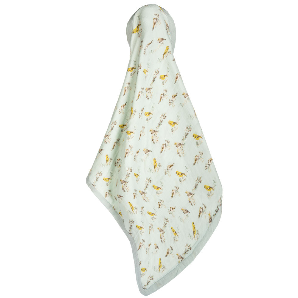 Milkbarn Blue Bird Big Lovey Blanket