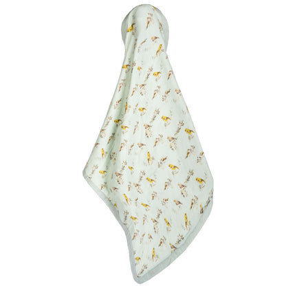 Milkbarn Blue Bird Big Lovey Blanket
