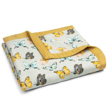 Load image into Gallery viewer, Milkbarn Butterfly Big Lovey Three-Layer Blanket