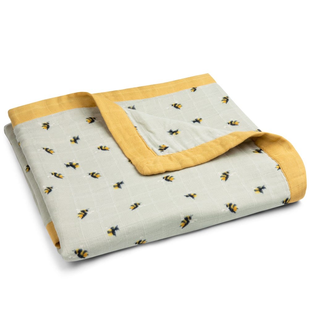 Milkbarn Bumblebee Big Lovey Three-Layer Blanket