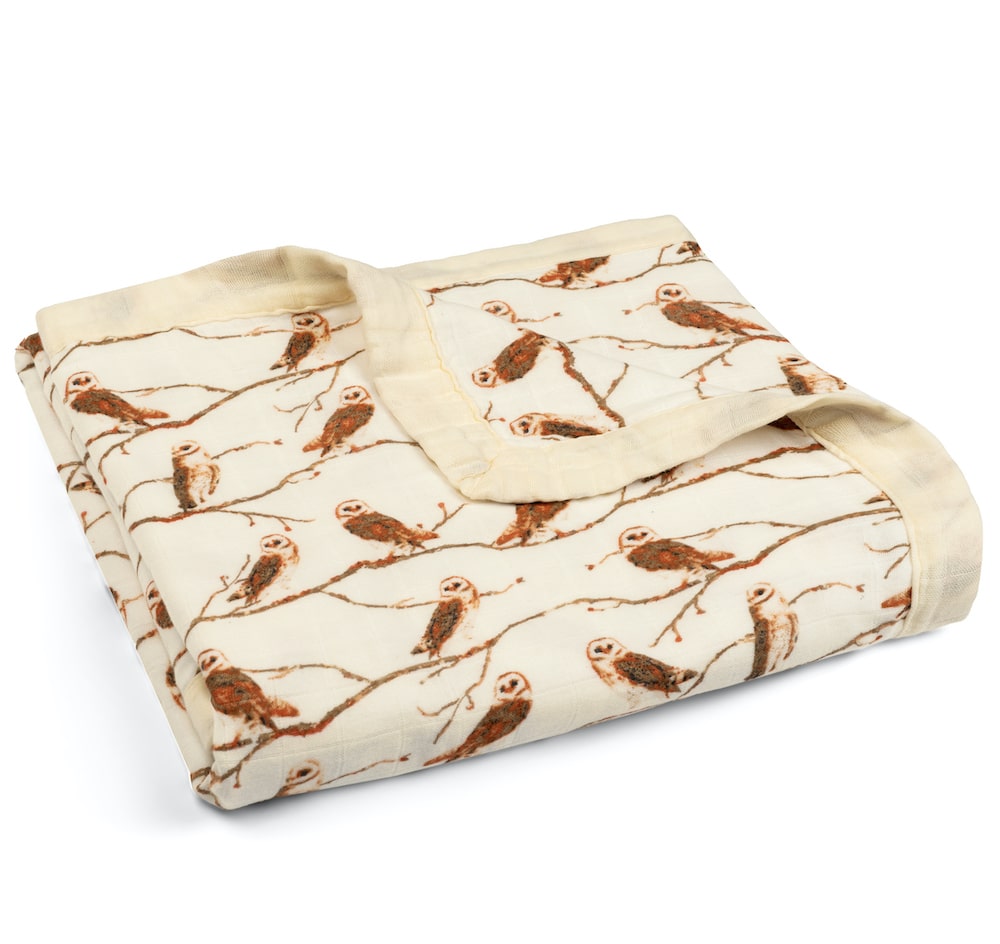 Milkbarn Owl Big Lovey BambooBlanket
