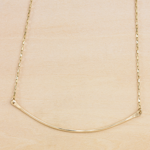 gold filled 16" - 18" horizon necklace