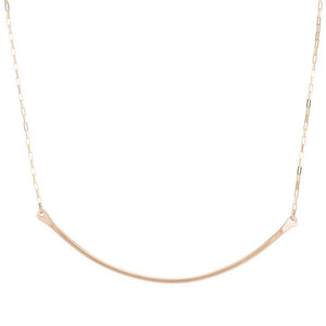 gold filled 16" - 18" horizon necklace