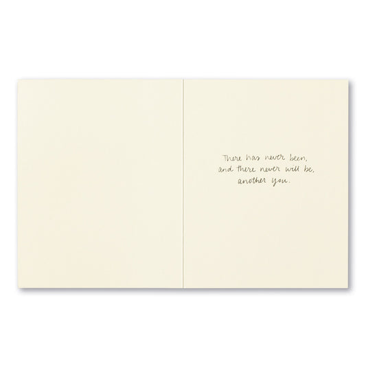 "One of a kind..." Birthday Card