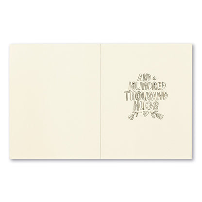 "A million, billion thank you's..." Thank You Card