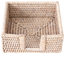 Cocktail Bleached Rattan Napkin Holder