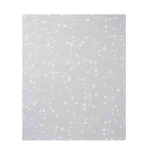 Elegant Baby Gray Constellation Organic Cotton Baby Blanket