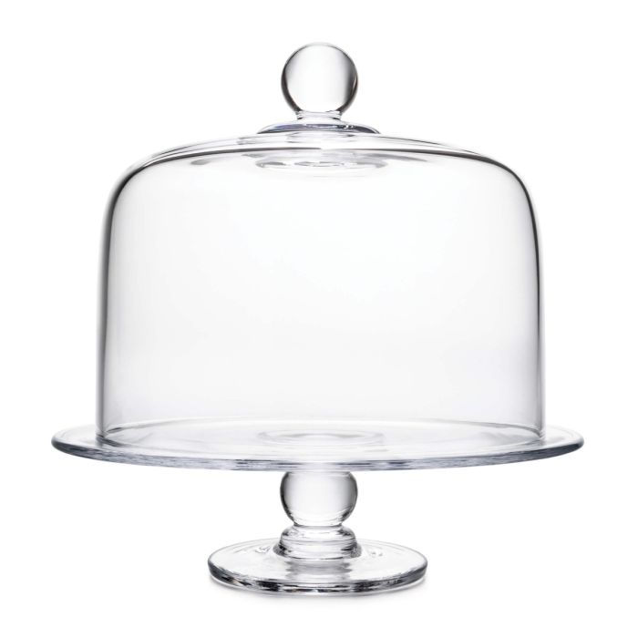 Simon Pearce Hartland Cakeplate and Dome Set, Medium